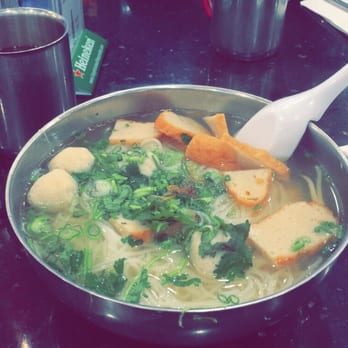 San Sun - Fish ball and fish cake noodle soup (pho noodles) - Chinese Near Me - San Francisco, California