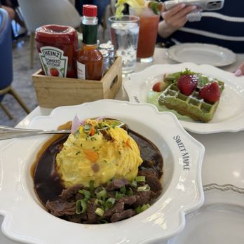 Sweet Maple - Omurice and matcha wafflea - Breakfast & Brunch Near Me - Cupertino, California