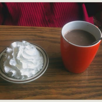 VIP's Cafe - Hot chocolate with whipped cream on the side - Breakfast & Brunch Near Me - Tarzana, California VIP's Cafe - Hot chocolate with whipped cream on the side - Breakfast & Brunch Near Me - Tarzana, California