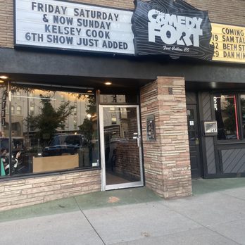 The Comedy Fort - the front of the theater - Comedy Clubs Near Me - Fort Collins, Colorado The Comedy Fort - the front of the theater - Comedy Clubs Near Me - Fort Collins, Colorado