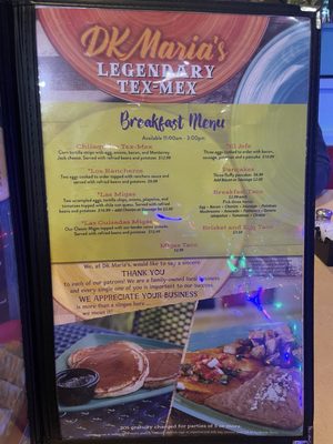 DK Maria's Legendary Tex-Mex by null