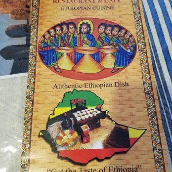 Abyssinia Restaurant and Cafe - Menu front - Ethiopian Near Me - Phoenix, Arizona