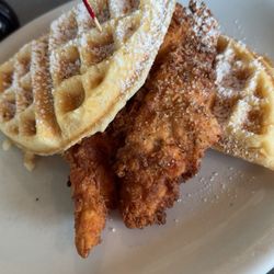 Chicken and waffles
