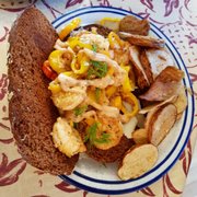 Photo of The Quarters - Auburn, WA, United States. Sauteed shrimp po' boy