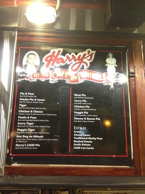 Menu photo 2 Harry's Cafe de Wheels - Newcastle Newcastle, NSW
