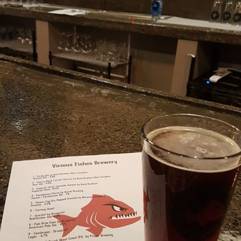 Vicious Fishes Brewery - Zola Chai Brown- I could taste the tea in this beer- really good!! - Breweries Near Me - Angier, North Carolina