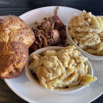 Salt + Smoke - Pork Plate and Double Mac N Cheese - Barbeque Near Me - Ellisville, Missouri Salt + Smoke - Pork Plate and Double Mac N Cheese - Barbeque Near Me - Ellisville, Missouri
