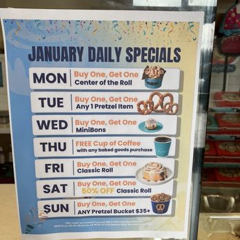 Auntie Anne's - Specials - Pretzels Near Me - Elk Grove, California Auntie Anne's - Specials - Pretzels Near Me - Elk Grove, California