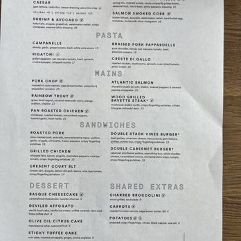 Sixty Vines - Menu - New American Near Me - Miami, Florida