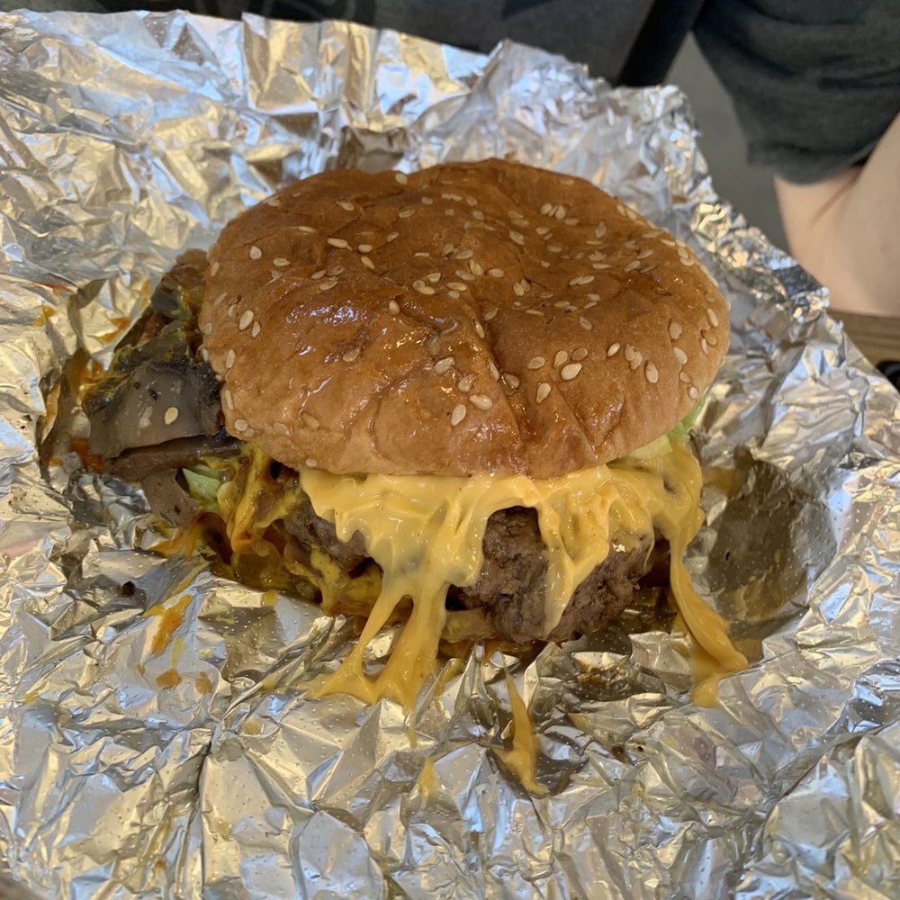 Five Guys - Small bacon cheeseburger - Fast Food Near Me - Metairie, Louisiana Five Guys - Small bacon cheeseburger - Fast Food Near Me - Metairie, Louisiana