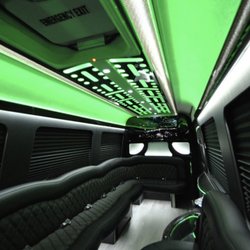 Blue velvet limousine