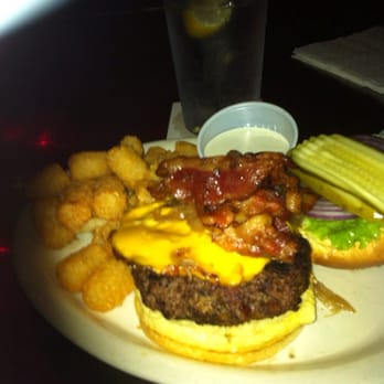 Vortex Bar & Grill - Fried egg and bacon on a burger for the win - American Near Me - Atlanta, Georgia