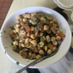 Garbanzo bean salad
