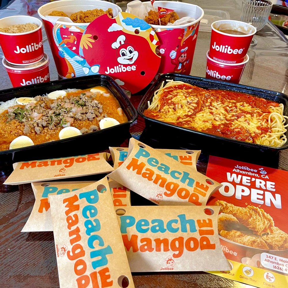 Jollibee - Combos b and c with adobo rice. - Chicken Shop Near Me - Alhambra, California Jollibee - Combos b and c with adobo rice. - Chicken Shop Near Me - Alhambra, California