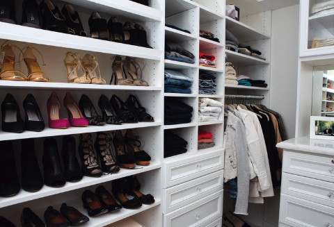 Custom Closet Organization - This new install turned out wonderful! Everything we build is finished and cured at our commercial location, ensuring we keep your home free of paint fumes.