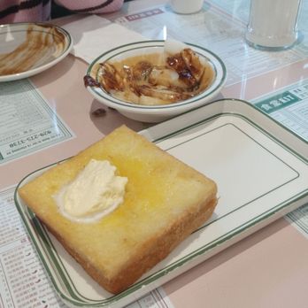 Kong Sihk Tong - Salted egg yolk toast - Hong Kong Style Cafe Near Me - Flushing, New York