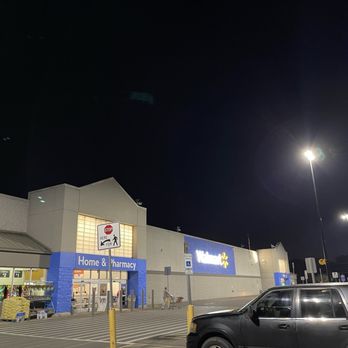 Walmart Supercenter - Outside of the Walmart. Photo taken on 3/11/2025. - Grocery Near Me - Attalla, Alabama