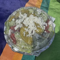 Famous Pizza House - Greek salad (no olives or grape leaf)