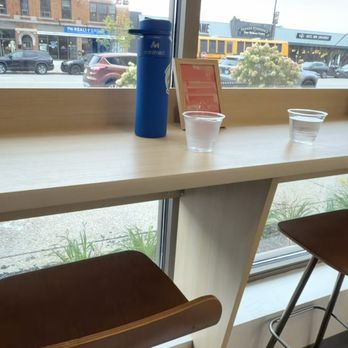 Fresh Catch - Perfect seating for people watching. There's also a few tables inside and outside. - Seafood Near Me - Buffalo, New York