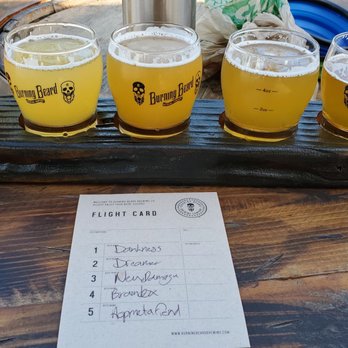 Burning Beard Brewing - A taster set; every one of them was delicious. - Breweries Near Me - El Cajon, California Burning Beard Brewing - A taster set; every one of them was delicious. - Breweries Near Me - El Cajon, California