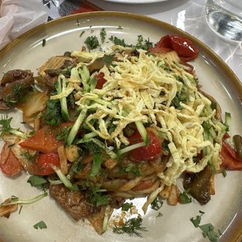 Milliy Family Restaurant - Fried Lagman - Uzbek Near Me - Naperville, Illinois