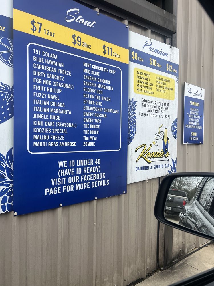 Koozies Drive Thru Daiquiri & Sports Bar