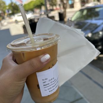 Mediterranean Grill House - Iced adeni chai - Middle Eastern Near Me - Mountain View, California