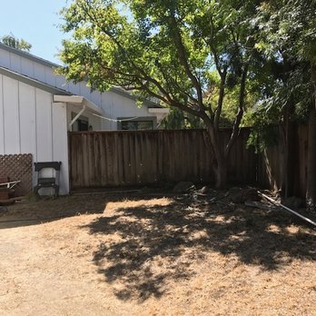 Master Pavers and Landscaping - back yard before - Landscaping Near Me