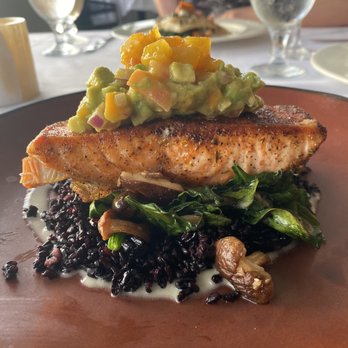 NICKS FISHMARKET - Beautiful delicious Moroccan Spiced Salmon. Amazing! - Seafood Near Me - Kihei, Hawaii