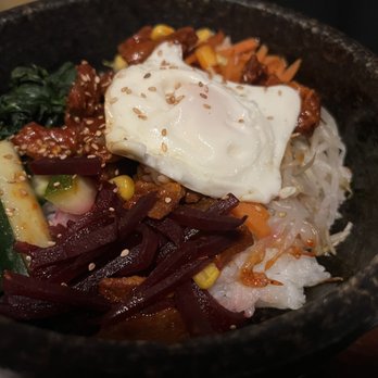 Stone Bowl Grill - Bimbibop Spicy Pork - Korean Near Me - Milwaukee, Wisconsin Stone Bowl Grill - Bimbibop Spicy Pork - Korean Near Me - Milwaukee, Wisconsin
