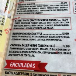 Casa Fuentes Mexican Restaurant - My Favorite: Burrito enchilada style