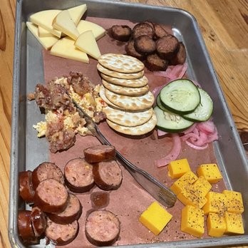Wolf River Brisket - Sausage & Cheese Plate - Southern Near Me - Germantown, Tennessee Wolf River Brisket - Sausage & Cheese Plate - Southern Near Me - Germantown, Tennessee