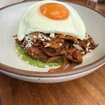 Redbird - DUCK CONFIT CHILAQUILES - New American Near Me - Los Angeles, California