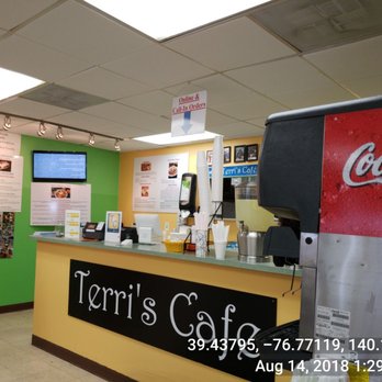 Terri's Cafe - Inside view - American Near Me - Owings Mills, Maryland Terri's Cafe - Inside view - American Near Me - Owings Mills, Maryland