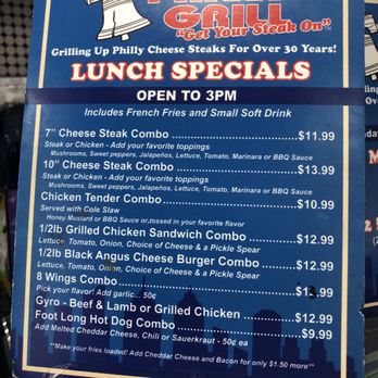 Philly Grill - Lunch specials - Cheesesteaks Near Me - Delray Beach, Florida