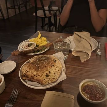 Carmel - Moroccan Frena bread, olives, your grandma's cigar and cauliflower - Mediterranean Near Me - Los Angeles, California