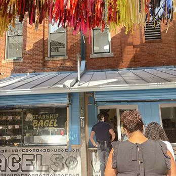 Starship Bagel - Line of the bagel shop - Bagels Near Me - Dallas, Texas