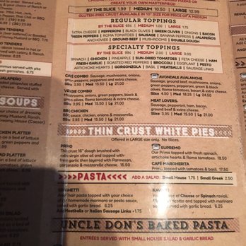 Avondale Pizza Cafe - Menu - Pizza Near Me - Decatur, Georgia Avondale Pizza Cafe - Menu - Pizza Near Me - Decatur, Georgia