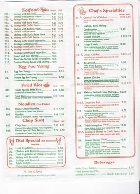 Menu photo 2 Chef Wang II Buford, GA