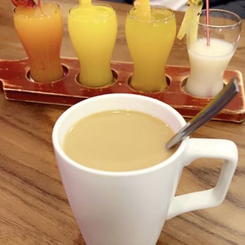 Mornings Breakfast & Brunch - The mimosa flight and classic hot coffee. - Breakfast & Brunch Near Me - Indianapolis, Indiana Mornings Breakfast & Brunch - The mimosa flight and classic hot coffee. - Breakfast & Brunch Near Me - Indianapolis, Indiana