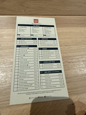 Menu photo 3 Hello Nori  Vancouver, BC