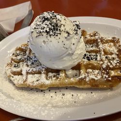The Sloppy Waffle - Cookies and Cream Waffles