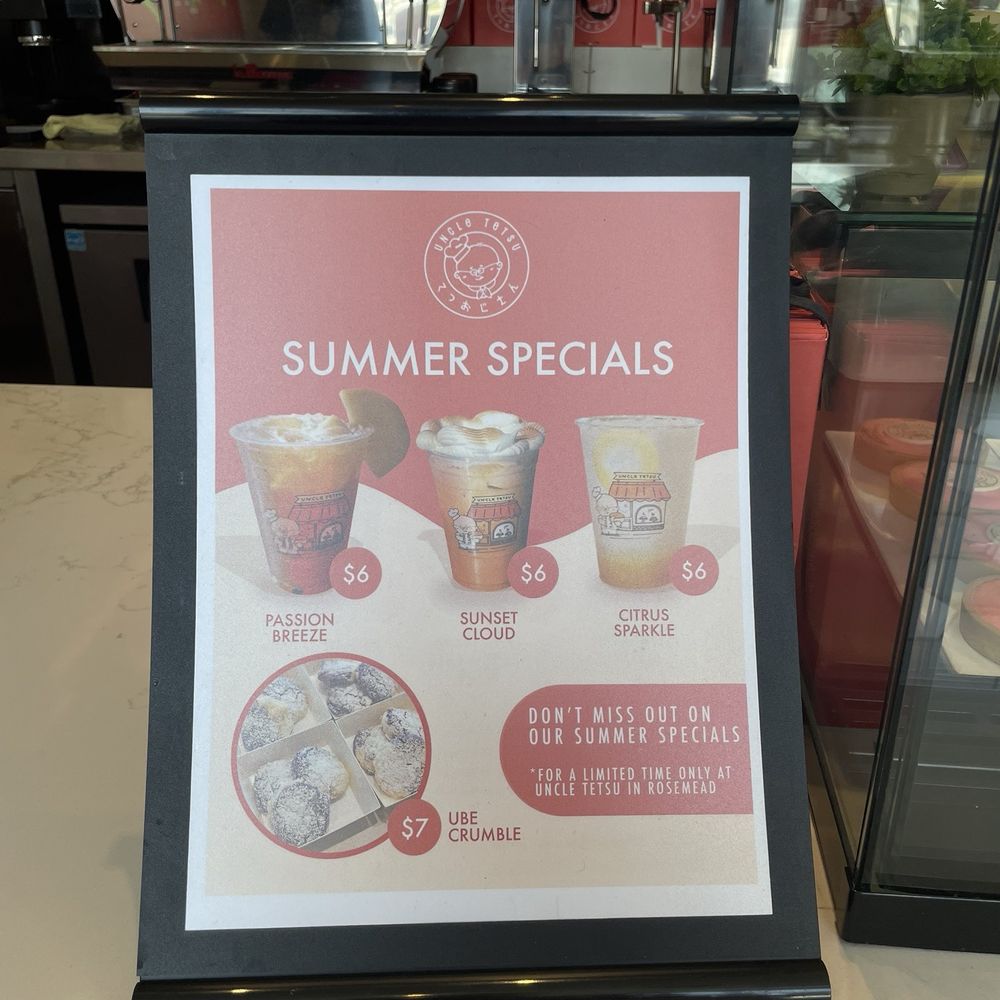 Uncle Tetsu - Summer Specials - Bakeries Near Me - Rosemead, California Uncle Tetsu - Summer Specials - Bakeries Near Me - Rosemead, California