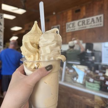 Cooper Farms Country Store - Medium Ice Cream. Half peach & half honey. HEAVY POUR!!!!!! - Bakeries Near Me - Fairfield, Texas Cooper Farms Country Store - Medium Ice Cream. Half peach & half honey. HEAVY POUR!!!!!! - Bakeries Near Me - Fairfield, Texas