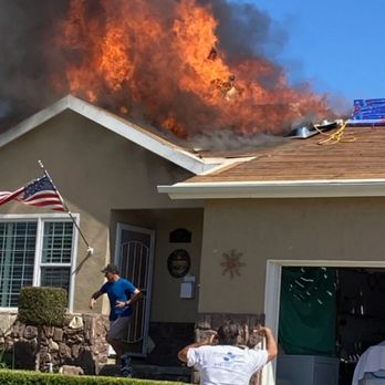 PuroClean Emergency Restoration - During fire - Damage Restoration Near Me - Anaheim, California