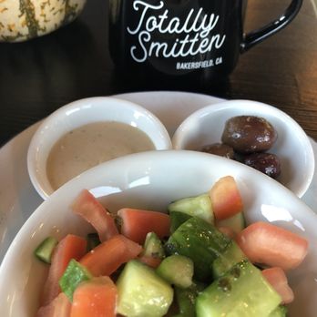 Cafe Smitten - Fresh salad and olives - Coffee & Tea Near Me - Bakersfield, California