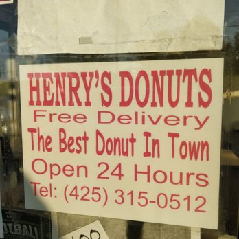 Henry's Donut - Woo - Donuts Near Me - Mukilteo, Washington