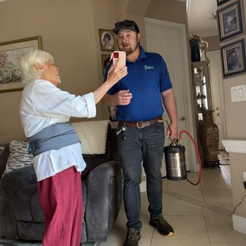 Wilkie's Pest Control - My mother and Mason from Wilkes pest control in Edgewater Florida, she just loves mason - Pest Control Near Me - Edgewater, Florida Wilkie's Pest Control - My mother and Mason from Wilkes pest control in Edgewater Florida, she just loves mason - Pest Control Near Me - Edgewater, Florida