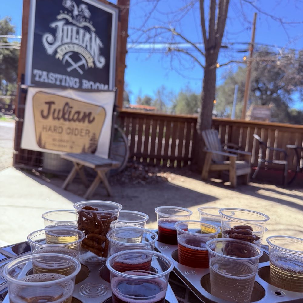 Julian Hard Cider - cider flight $18 - Beer, Wine & Spirits Near Me - Julian, California
