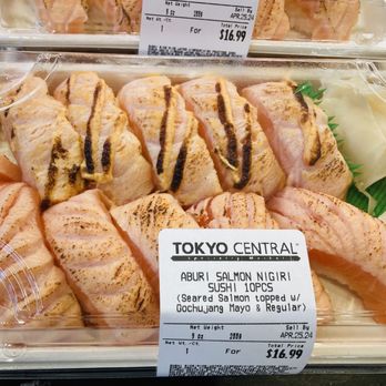 Tokyo Central - Salmon nigiri - International Grocery Near Me - Gardena, California Tokyo Central - Salmon nigiri - International Grocery Near Me - Gardena, California